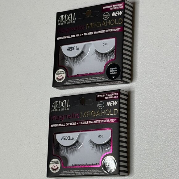Ardell Magnetic MegaHold 053 Lash Duo Bundle Invisible Invisiband New - Picture 6 of 6